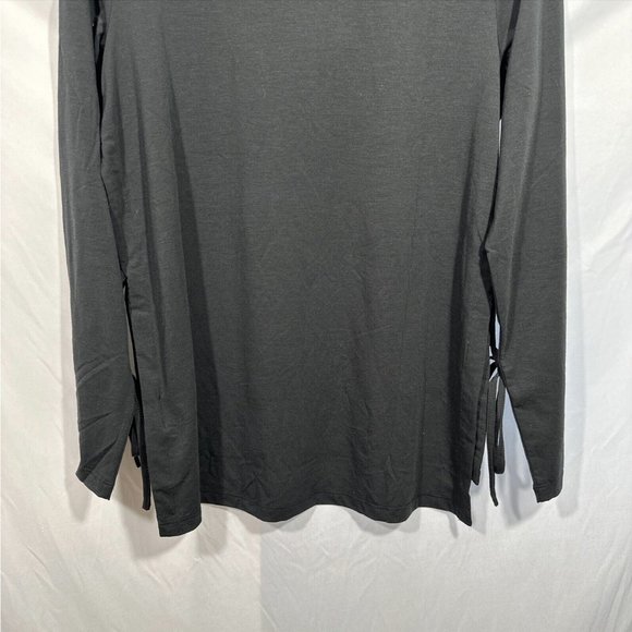 NWT $68 Sweaty Betty [ Small 4-6 ] Long-Sleeve Side-Tie‎ Yoga Top in Black - Picture 12 of 13